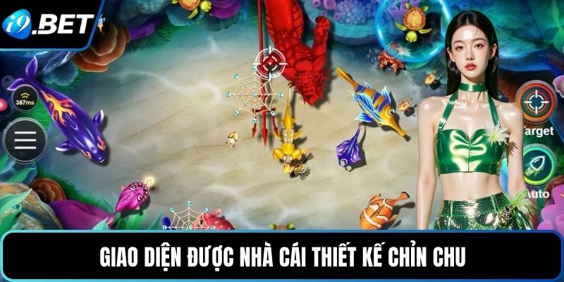 Giao diện được nhà cái thiết kế chỉn chu